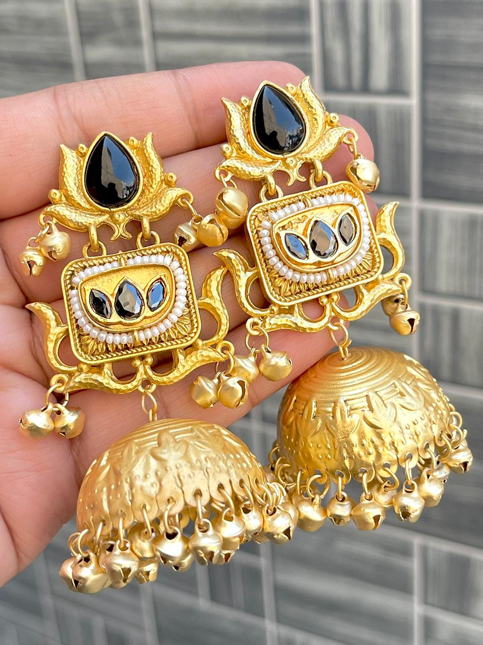 Kashmiri Big Size Jaipuri Statement Jhumkaa